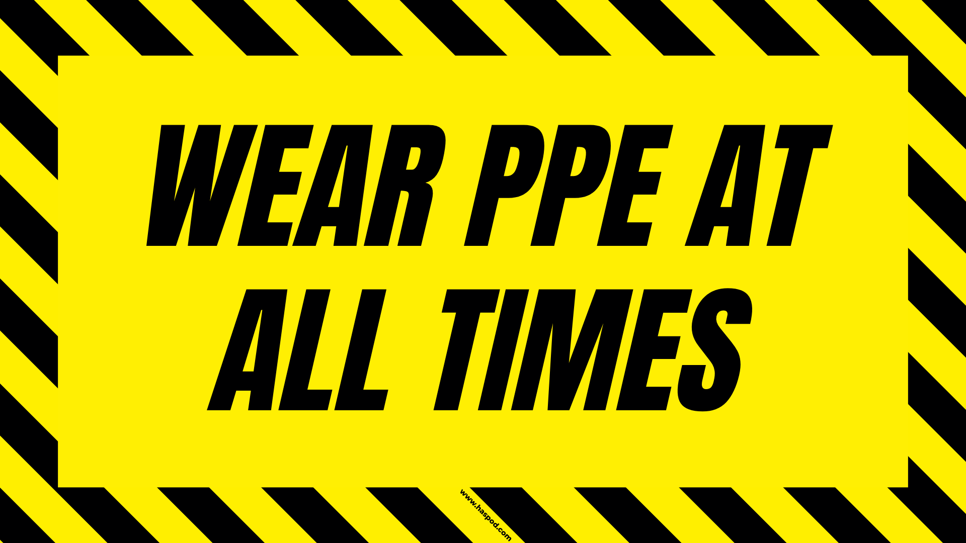 construction poster wear ppe