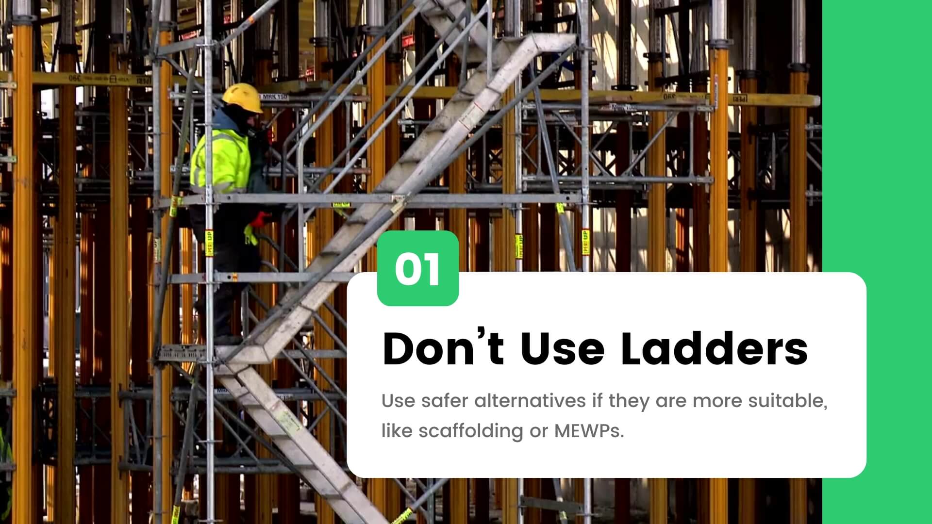 ladder safety rule 1