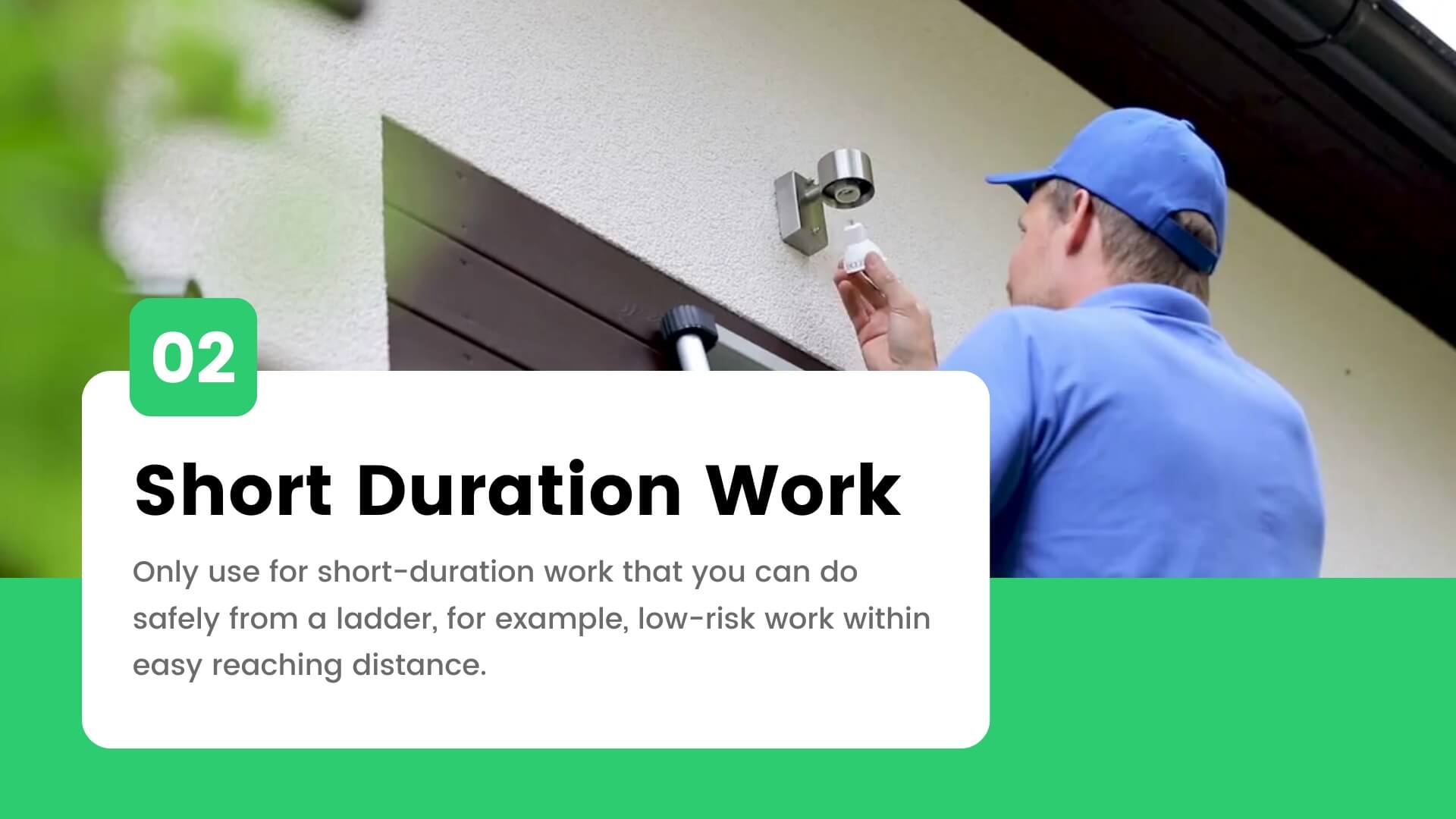 ladder safety rule 2