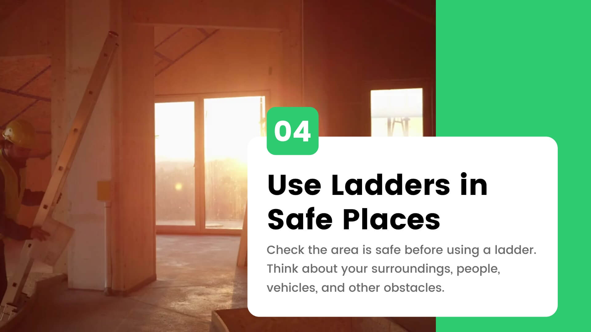ladder safety rule 4