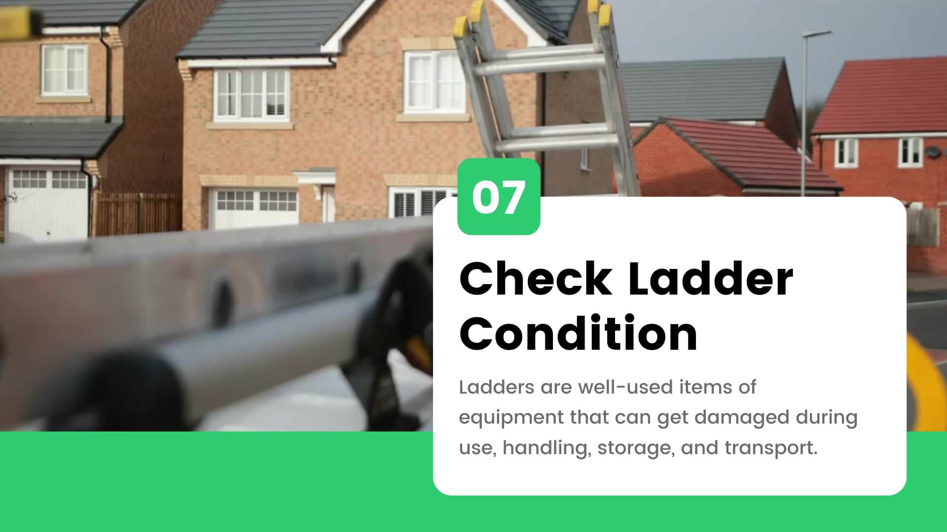 ladder safety rule 7