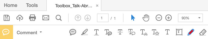 adobe reader comment