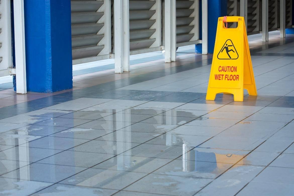 wet floor sign