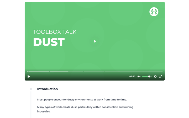 haspod health and safety talk preview