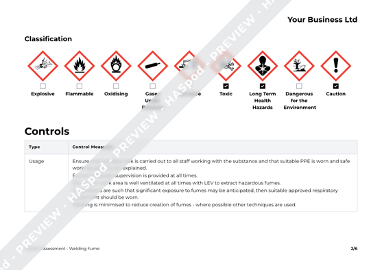 COSHH Assessment Welding Fume image 2