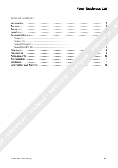 Form Hot Work Policy image 2