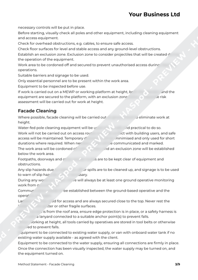 Method Statement Facade Cleaning image 2