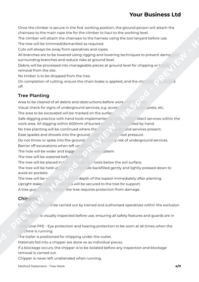 Method Statement Tree Work image 2