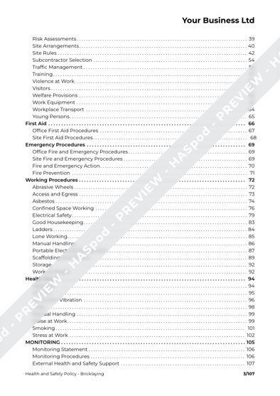 Health and Safety Policy Bricklaying image 3
